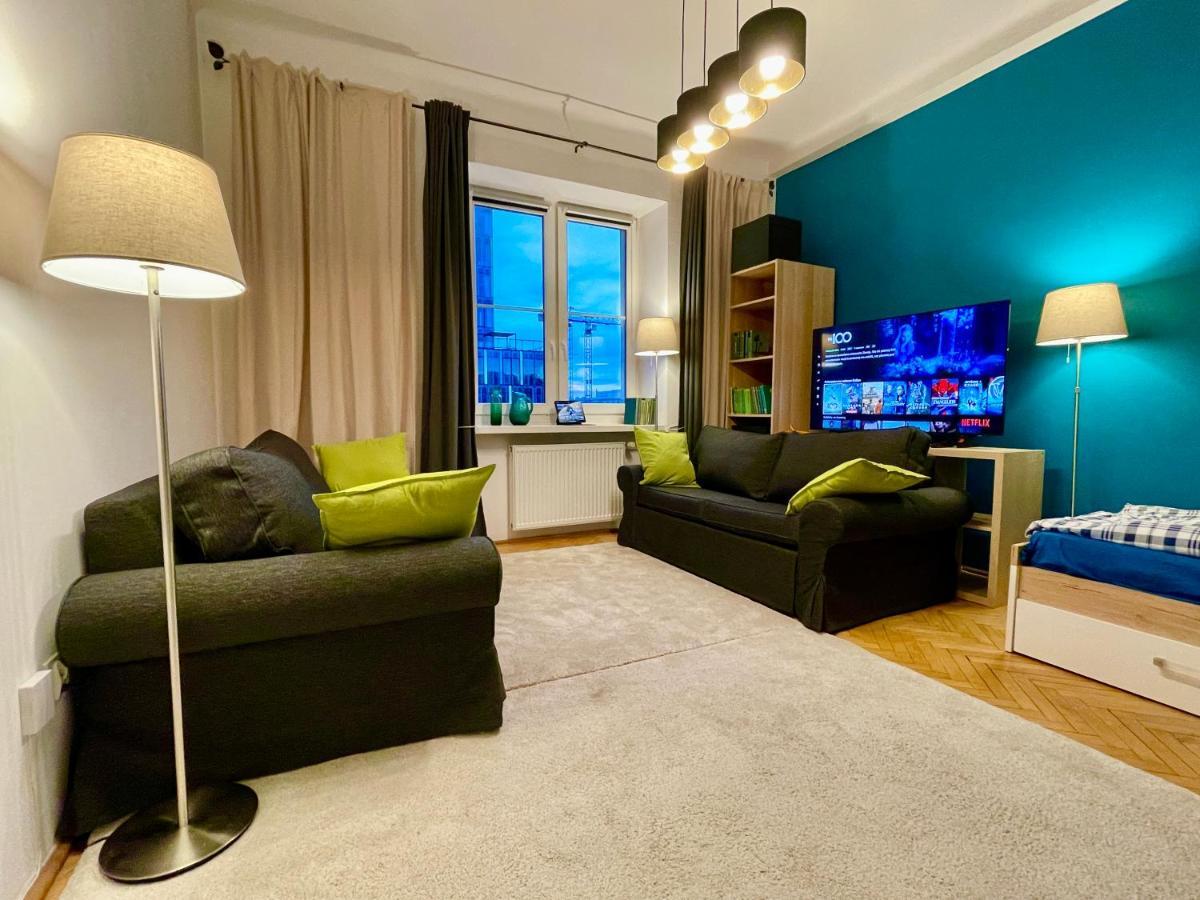 Apartmán Super Square Metro X2 Fast Wifi 55'Tv Netflix Hbo Appletv+ Amazontv Varšava Exteriér fotografie
