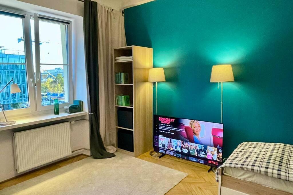 Apartmán Super Square Metro X2 Fast Wifi 55'Tv Netflix Hbo Appletv+ Amazontv Varšava Exteriér fotografie