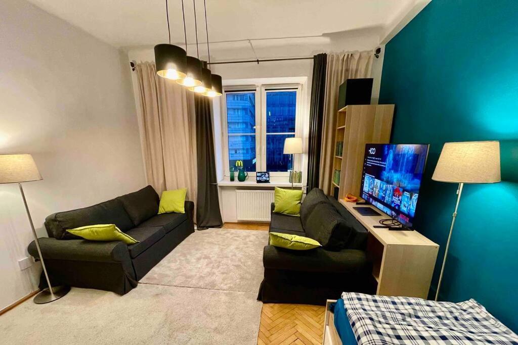 Apartmán Super Square Metro X2 Fast Wifi 55'Tv Netflix Hbo Appletv+ Amazontv Varšava Exteriér fotografie